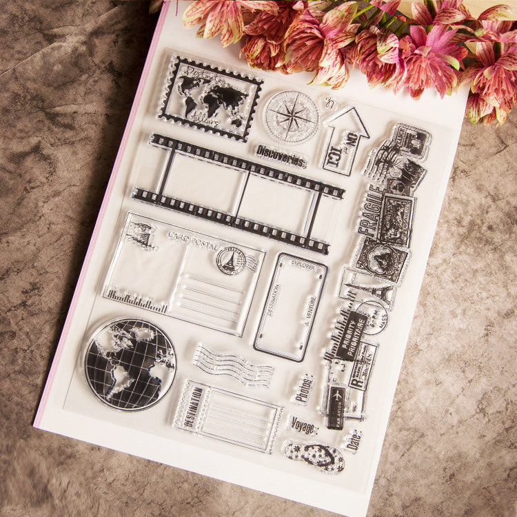 Vintage Series Transparent Silicone Stamp (5 Style)