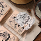 Magic Girl Wooden Stamp