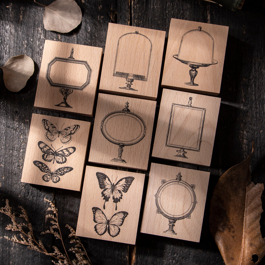 Explorer's Specimens Wooden Stamp