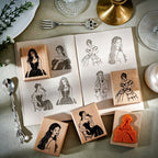 Evening Beauty Wooden Stamp