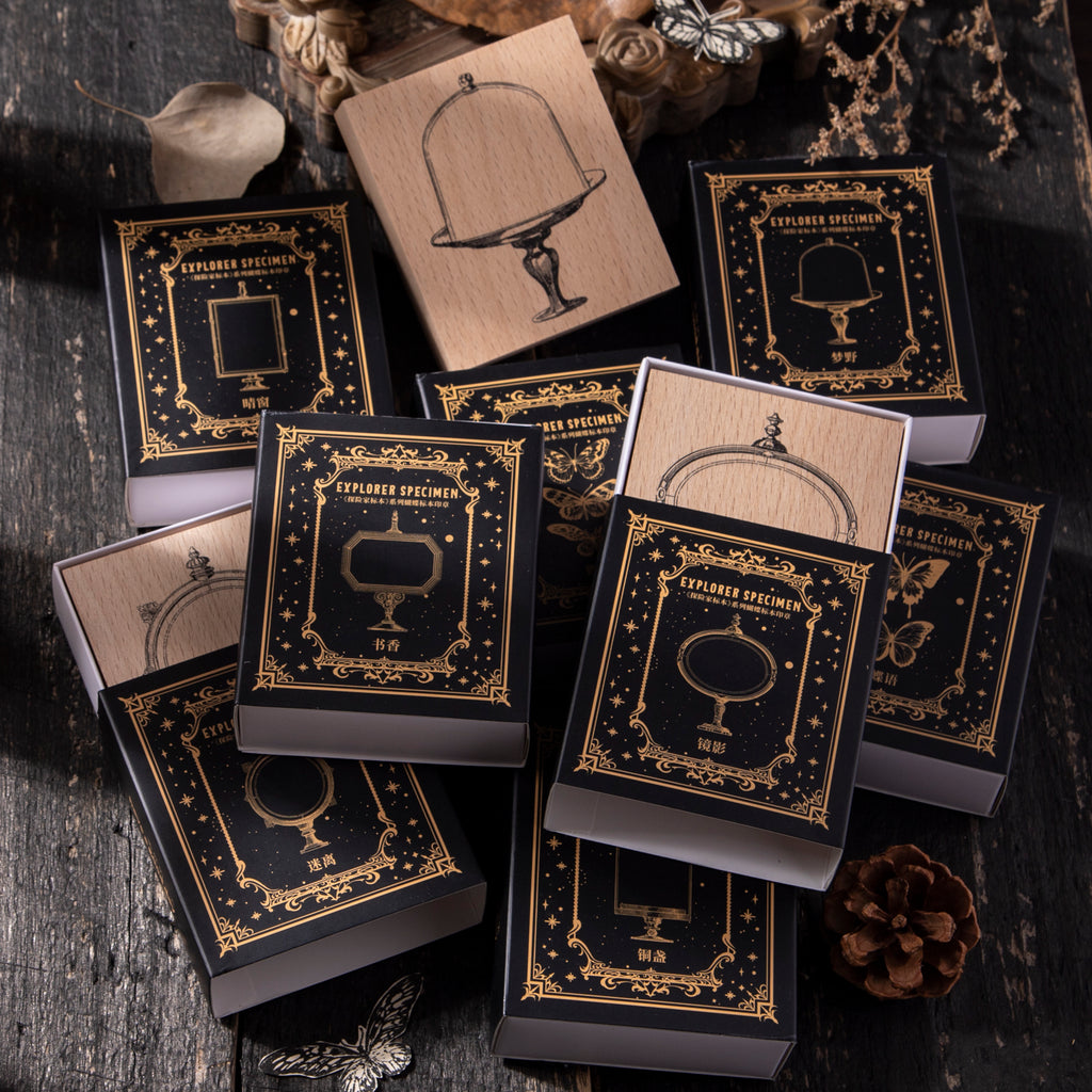 Explorer's Specimens Wooden Stamp