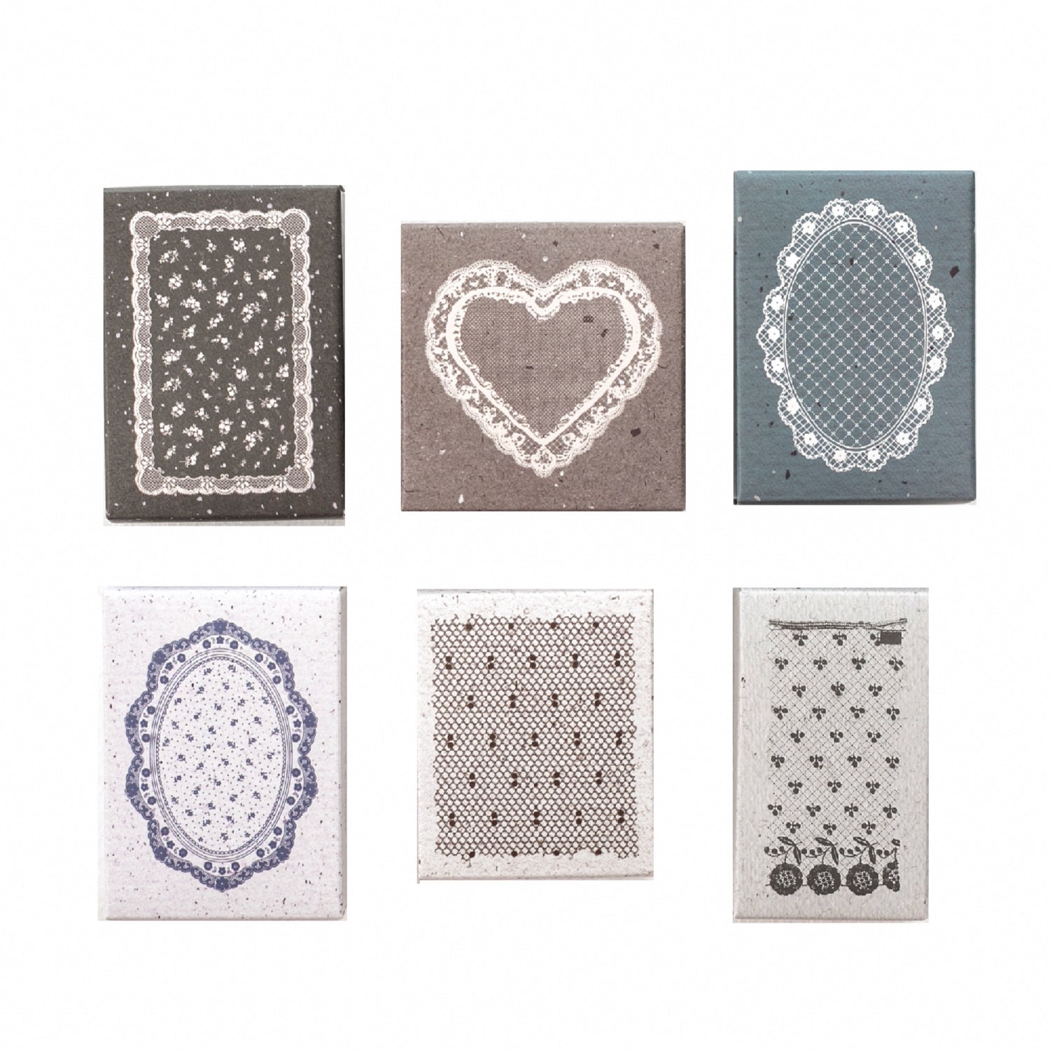 Dusk Dreaming of Lace Wooden Stamp for Journaling and Scrapbooking