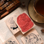 Magic Girl Wooden Stamp