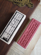 Base Material Film Wooden Stamp for Scrapbooking and Journaling