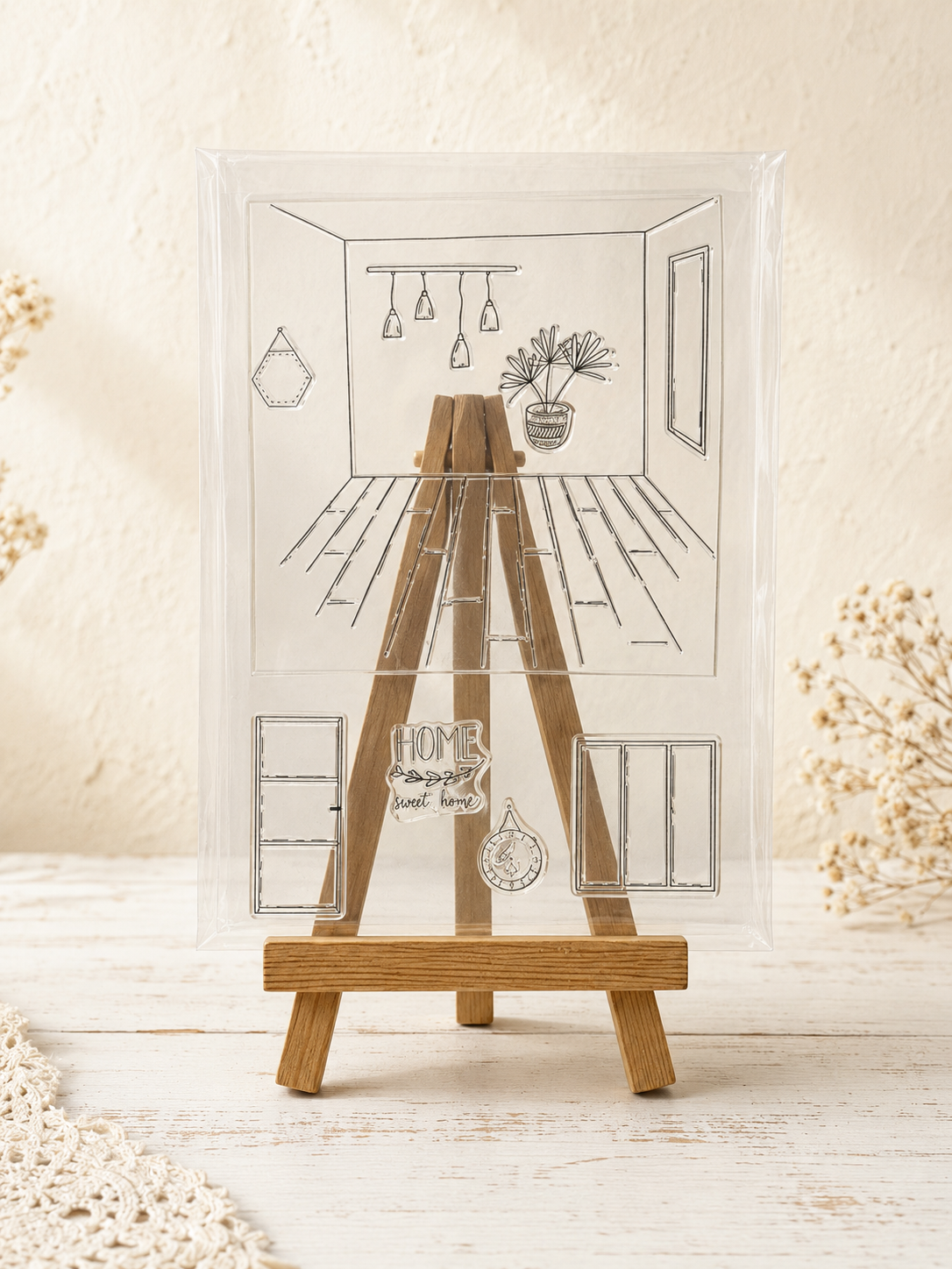 Interior Design Silicone Stamp Style 2