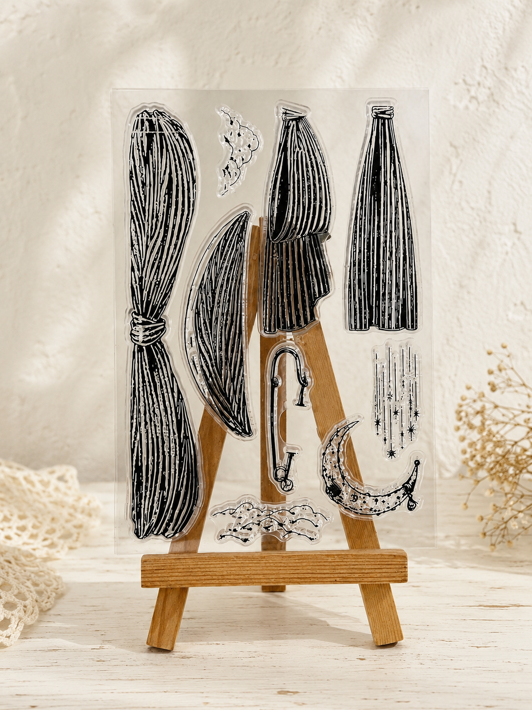 Curtain Silicone Stamp