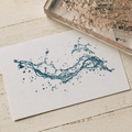 Water Splash Acrylic Stamp