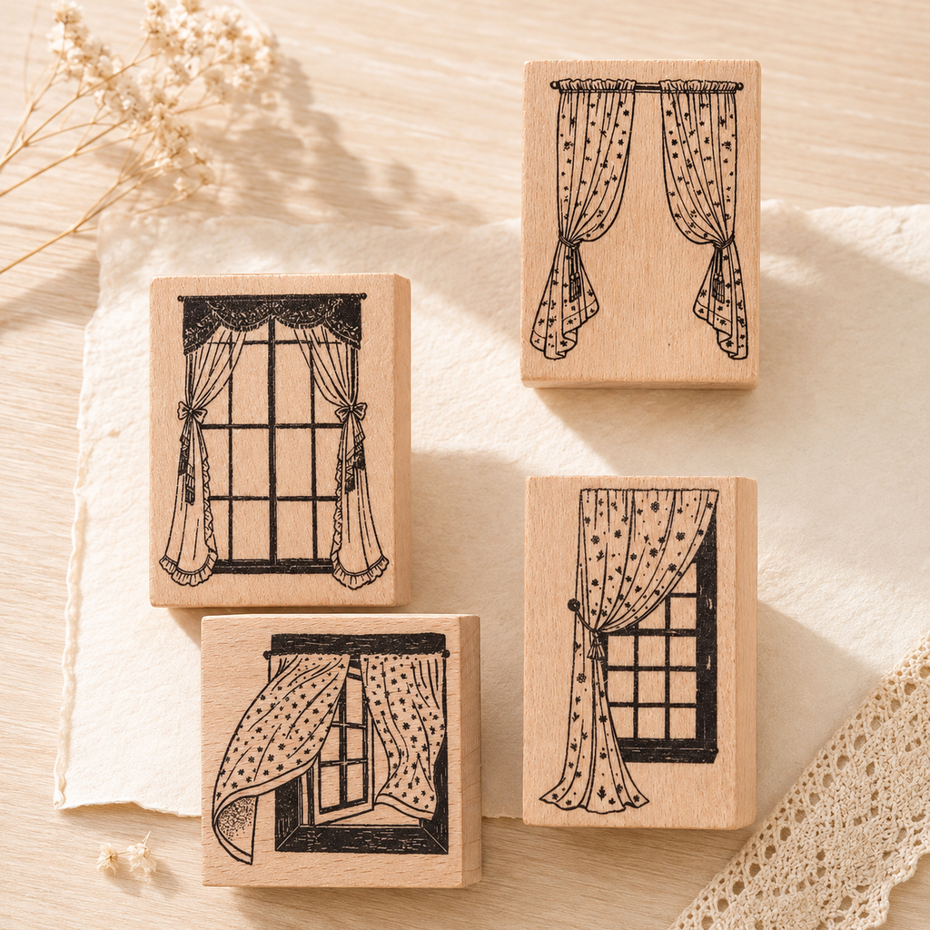 Windowsill Wooden Stamp