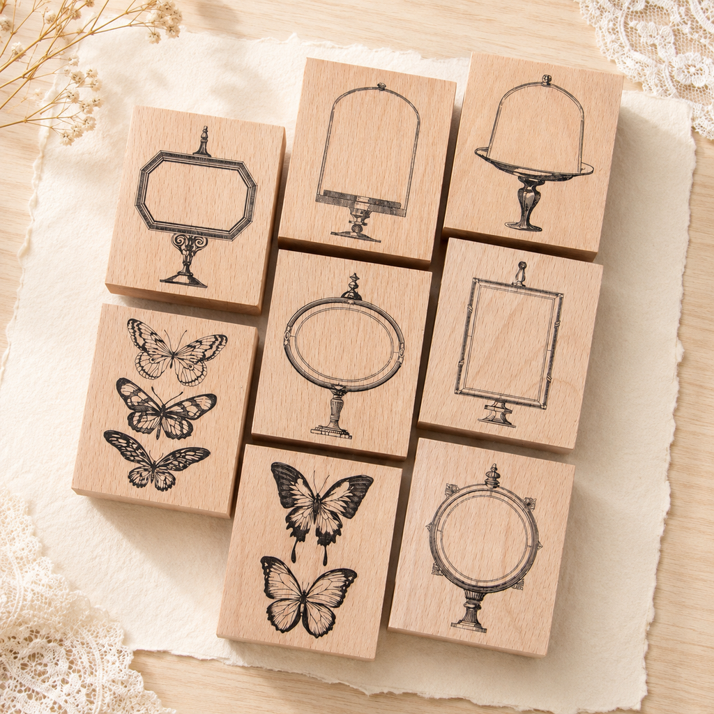 Explorer's Specimens Wooden Stamp