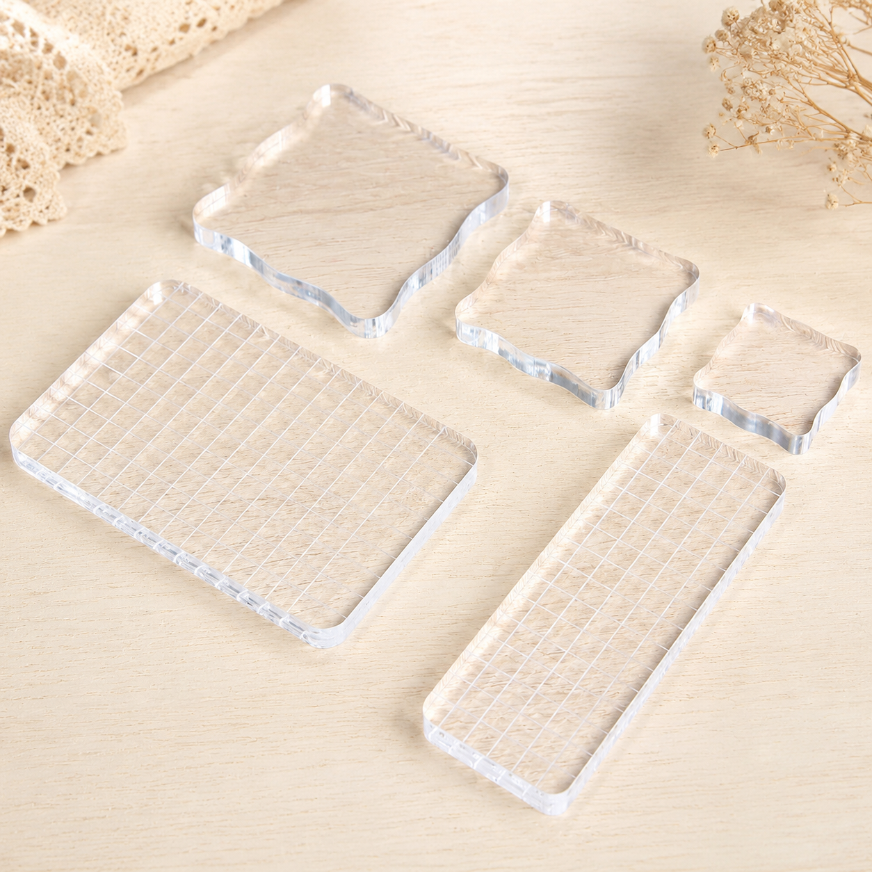 Acrylic Stamp Block Clear Stamping Tools