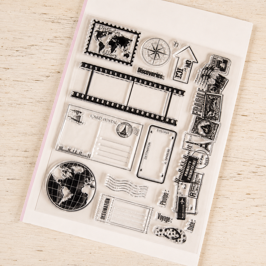 Vintage Series Transparent Silicone Stamp (5 Style)