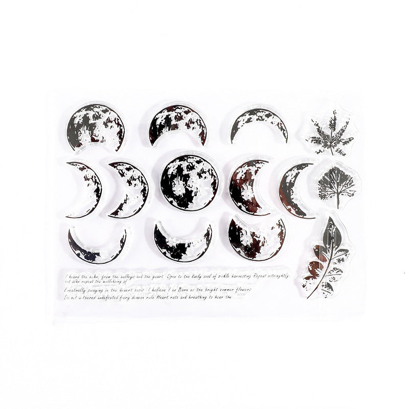 Moon design stamp